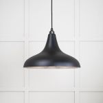 Smooth Nickel Frankley Pendant in Elan Black