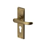 Heritage Brass - Windsor Door Handle on Plate
