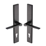 Heritage Brass - Gio LH Door Handle on Plate