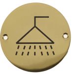 Stainless Steel Shower Symbol