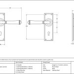 From The Anvil Regency Lever on Backplate Set