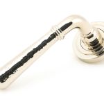 Anvil Hammered Newbury Lever on Rose Set (Art Deco)