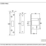 BS 5 Lever Deadlock KA