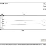 Smooth Cast T Hinge (pair)