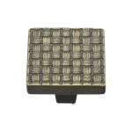 Heritage Brass - Square Weave Cabinet Knob