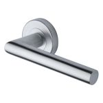 Heritage Brass - Athena Door Handle on Round Rose