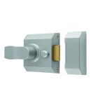 Satin Chrome Contract Rim Cylinder Nightlatch 40mm Lockcase Only