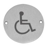 Stainless Steel Disabled Symbol