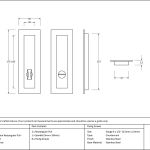 From The Anvil Plain Privacy Rectangular Pull Set