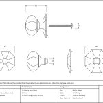 From The Anvil External Octagonal Centre Door Knob