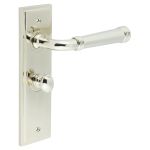 Burlington Highgate Door Handles On Back Plate with Turn & Release