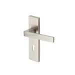 Heritage Brass - Delta Door Handle on Plate