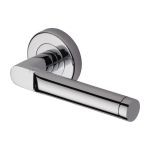 Heritage Brass - Celia Door Handle on Round Rose
