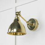Smooth Brass Brindley Wall Light