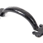Black Cast 6" Fleur De Lys Pull Handle