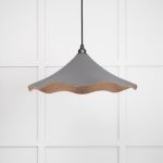 Smooth Copper Flora Pendant in Bluff