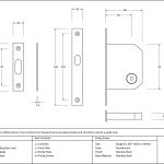 From The Anvil Sliding Door Lock