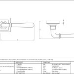 From The Anvil Newbury Lever on Rose Set (Square) - Unsprung