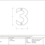 From The Anvil Pewter Numeral
