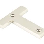 From The Anvil Polished Nickel Letter