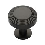 Heritage Brass - Ridge Cabinet Knob with Rose