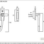 Pewter Shropshire Window Fastener