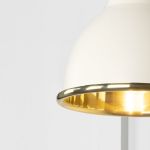 Smooth Brass Brindley Wall Light in Teasel