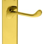 Victorian Scroll Lever on Backplate