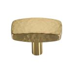 Heritage Brass - Rectangular Hammered Cabinet Knob