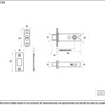 Anvil Heavy Duty Tubular Deadbolt