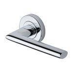 Heritage Brass - Admiralty Door Handle on Round Rose