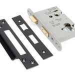 Black 3" Euro Profile Sash Lock