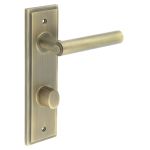 Burlington Richmond Door Handles On Back Plate with Turn & Release