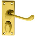 Victorian Scroll Lever on Backplate