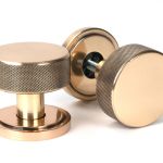 Anvil Brompton Mortice/Rim Knob Set (Art Deco)