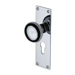 Heritage Brass - Balmoral Door Knob on Plate