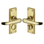 Heritage Brass - Windsor Short Door Handle on Plate
