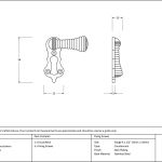 Anvil Beehive Escutcheon