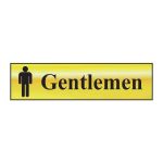 Gentlemen' Sign - POL - 200 x 50mm