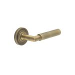 Burlington Piccadilly Knurled Door Handles On Rose