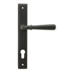 Anvil Hammered Newbury Lever on Rose Set (Plain)