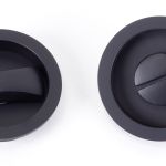 Black Sliding/Pocket Door Locking Kit
