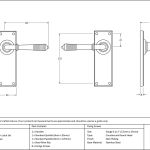 From The Anvil Reeded Lever on Backplate Set