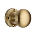 Heritage Brass - Victoria Door Knob on Rose