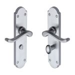 Heritage Brass - Savoy Long Door Handle on Plate