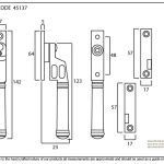 From The Anvil Locking Night-Vent Regency Fastener