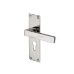 Heritage Brass - Metro Door Handle on Plate