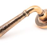 Anvil Hammered Newbury Lever on Rose Set (Beehive) Unsprung