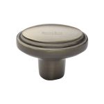 Heritage Brass - Stepped Oval Cabinet Knob