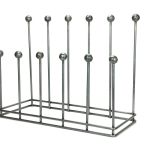 Pewter Six Pair Boot Rack